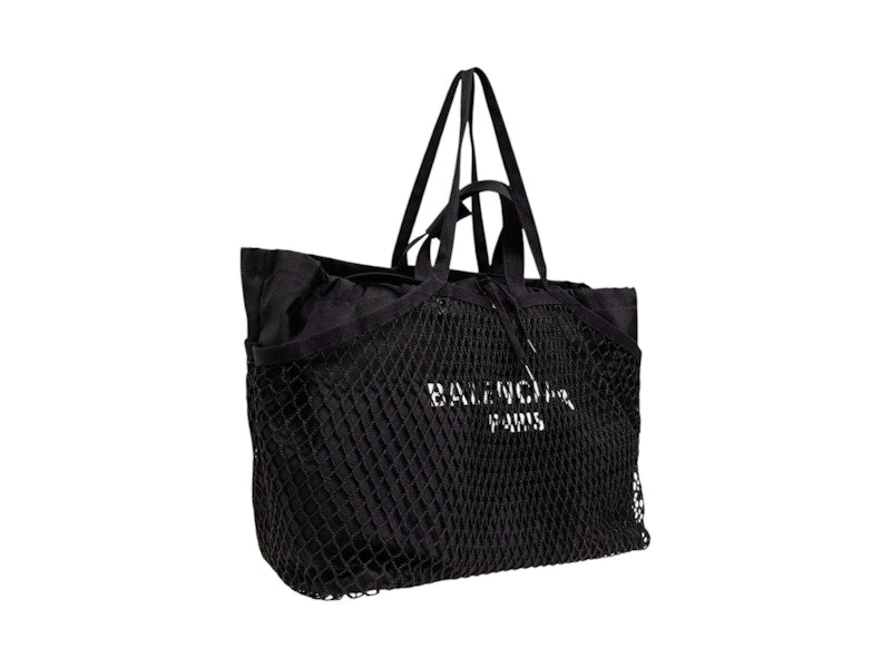 Balenciaga Medium 24/7 Tote Bag Black/White