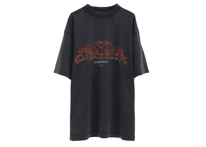 Balenciaga T-shirt coupe moyenne Gris foncé