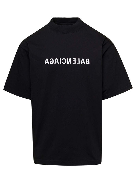 Balenciaga Mirror T-Shirt Black 