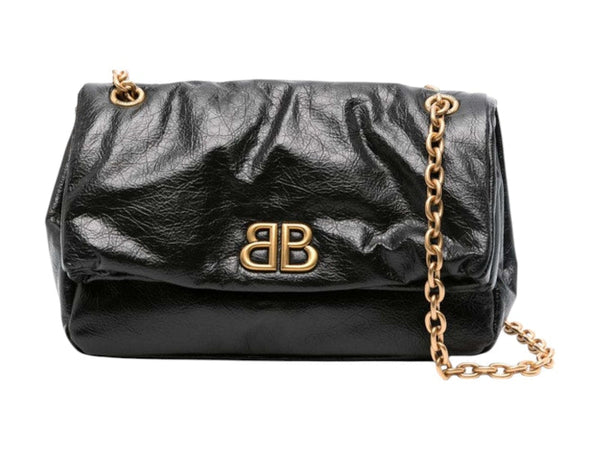 Balenciaga Monaco Chain Bag Black