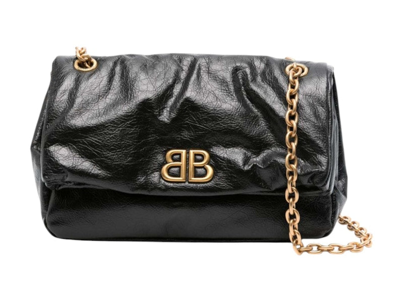 Balenciaga Monaco Chain Bag Black