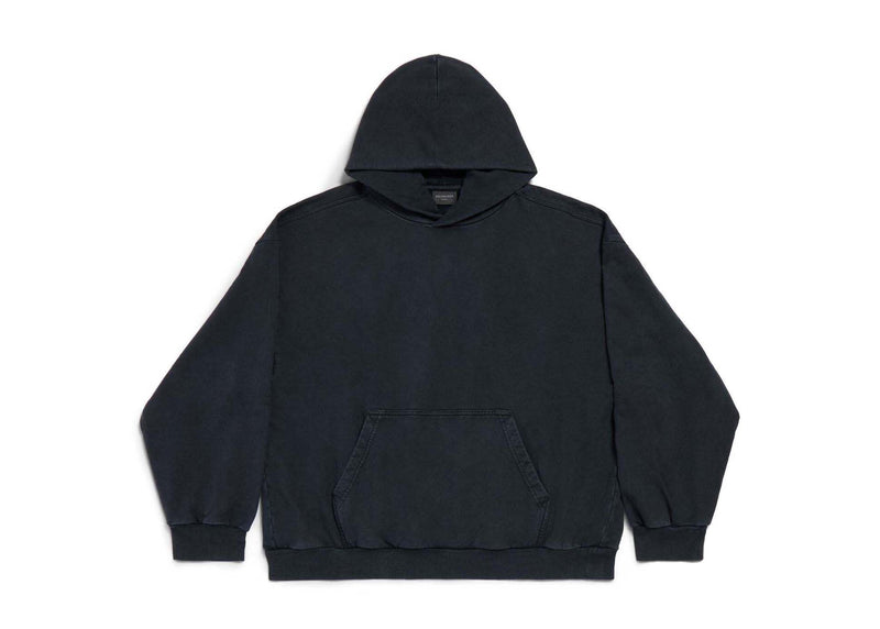 Balenciaga Political Stencil Oversized Hoodie Black/White