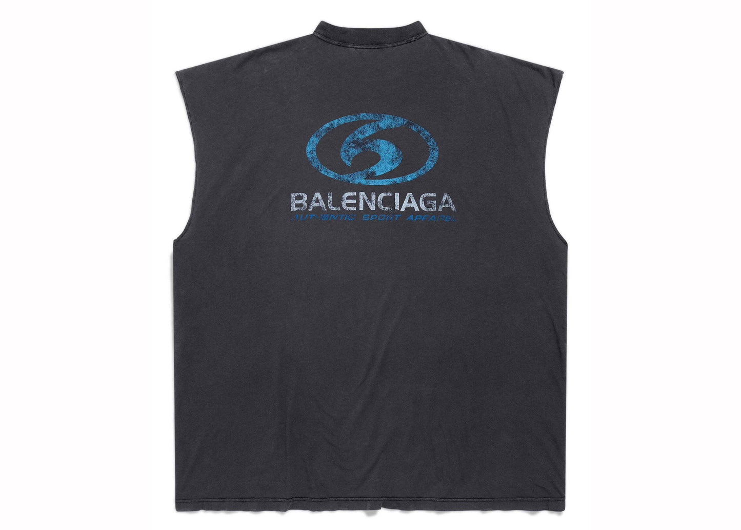 Balenciaga Surfer Sleeveless T-shirt Black 