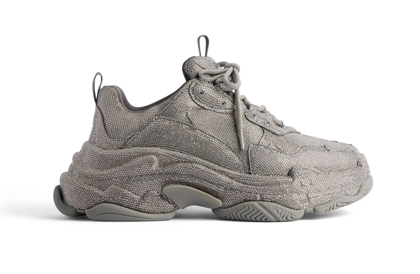 Balenciaga Triple S Strass Gris Foncé 