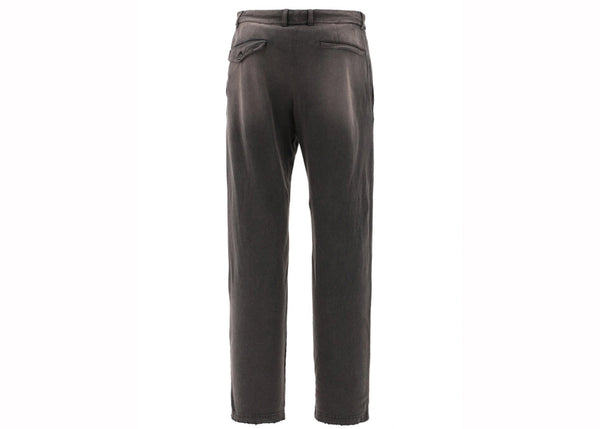 Balenciaga Worn Out Cotton Knit Trousers Black