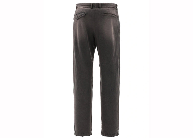 Balenciaga Abgenutzte Baumwollstrickhose Schwarz