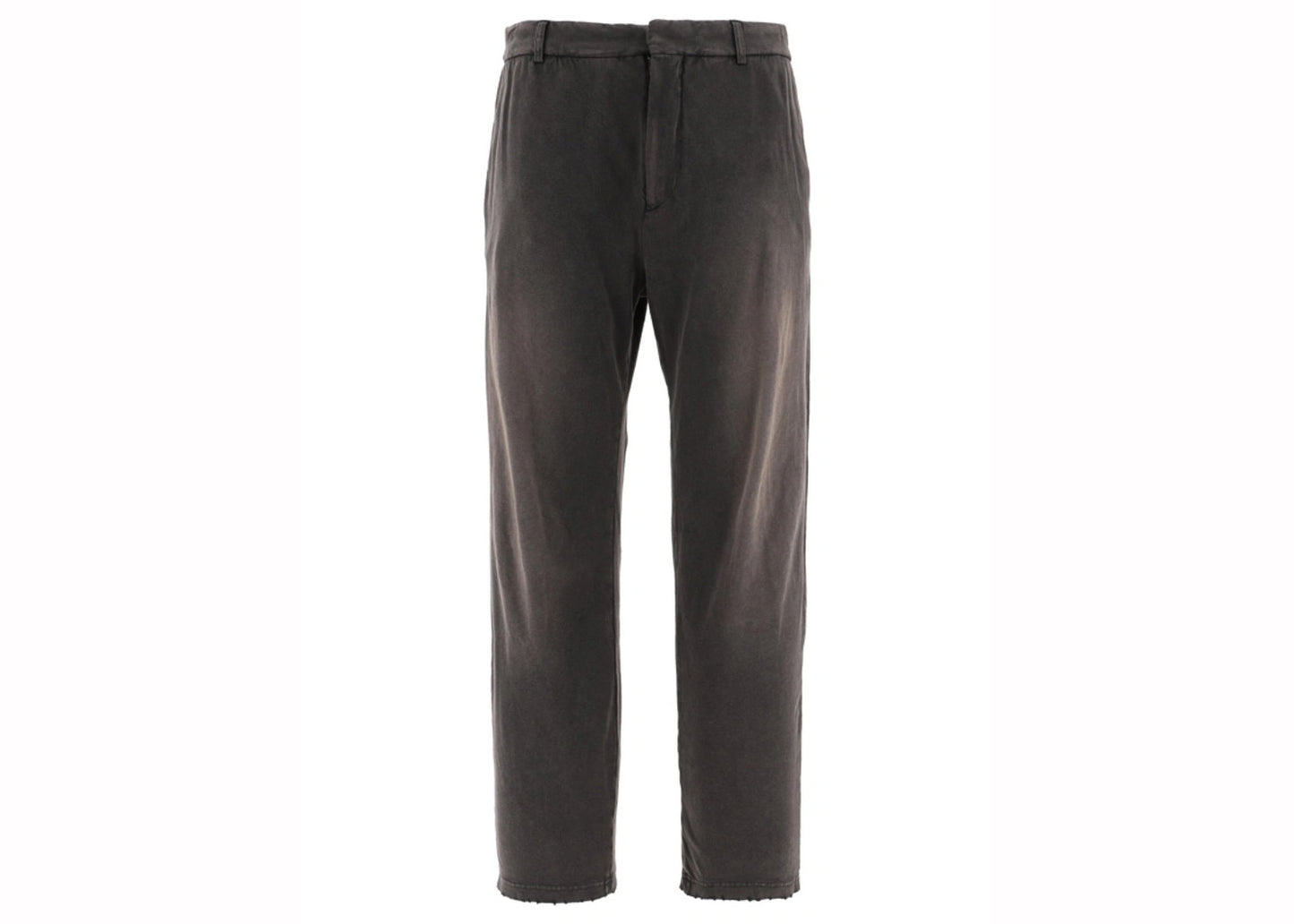 Balenciaga Worn Out Cotton Knit Trousers Black 