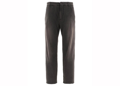 Balenciaga Worn Out Cotton Knit Trousers Black 