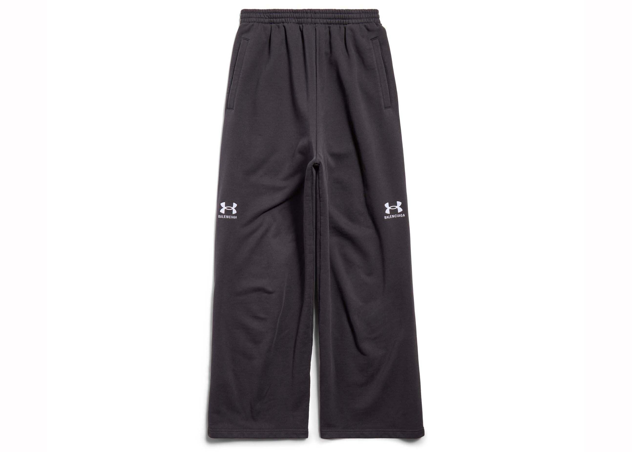 Balenciaga x Under Armor Baggy Sweatpants Black White