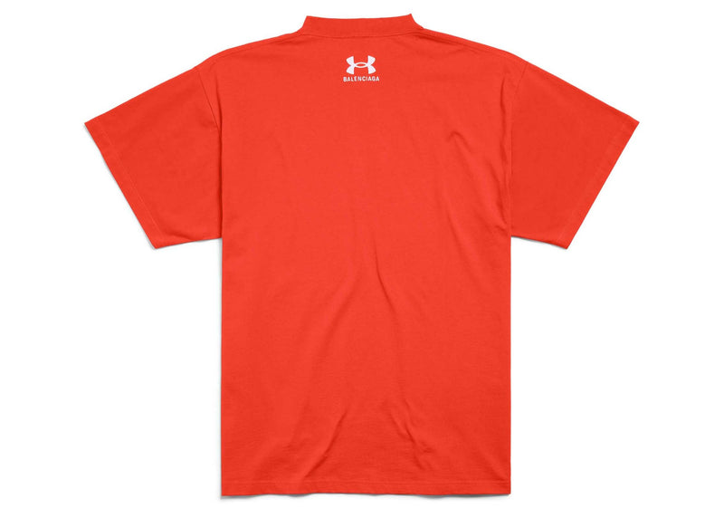 Balenciaga x Under Armour T-Shirt Oversized Fit Rot/Weiß 