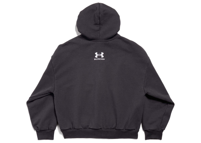 Balenciaga x Under Armour Zip-Hoodie Regular Fit Schwarz/Weiß 