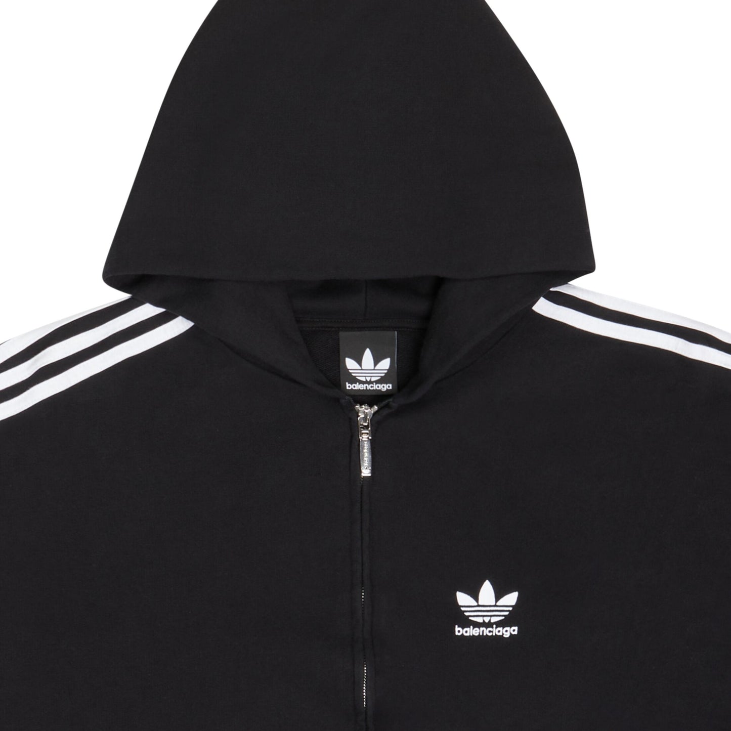 Balenciaga x adidas Zip-Up Hoodie Small Fit Black 