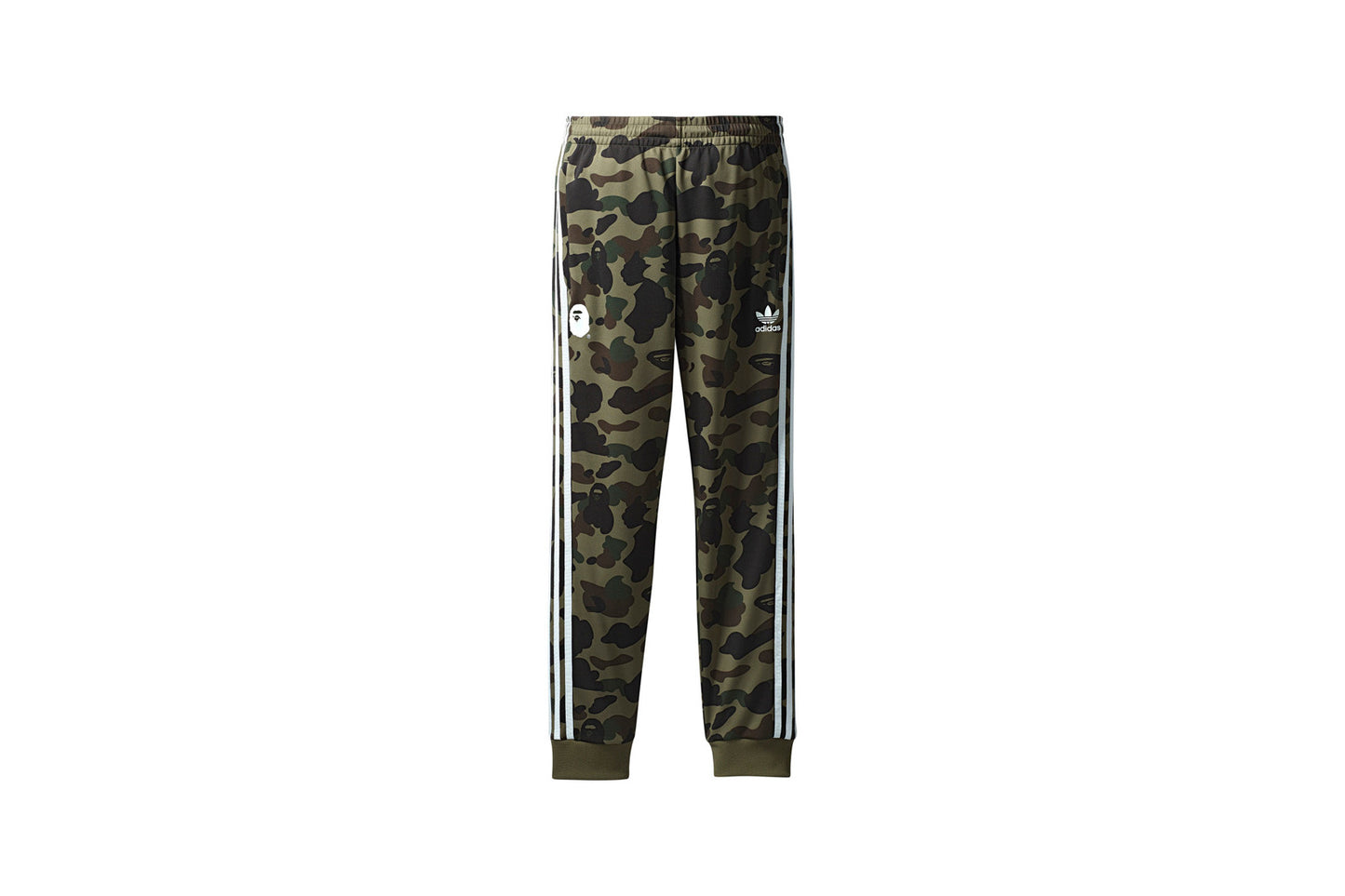 BAPE x adidas adicolor Track Pants Olive Cargo