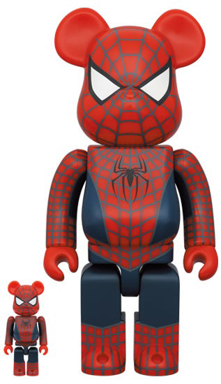 Bearbrick x Marvel Spider-Man No Way Home Friendly Neighbourhood Spider-Man 100 % et 400 %