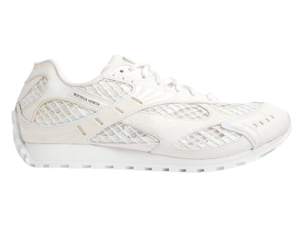 Bottega Veneta Orbit Lace Up White