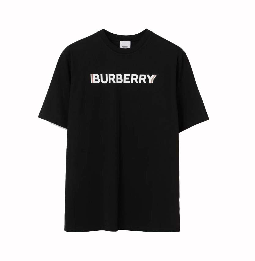 Burberry Logo Print T-shirt Black/White 