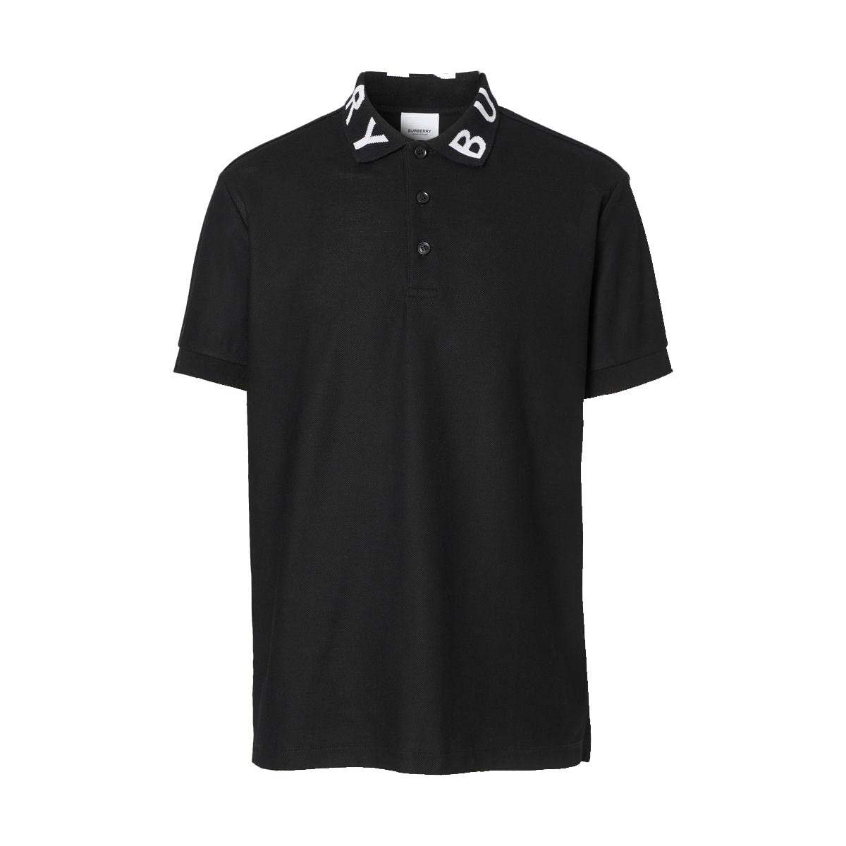 Burberry Ryland Collar Logo Polo Black