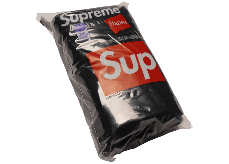 Boxer Supreme Hanes Noir