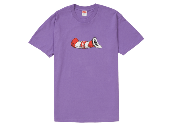 Supreme Cat in the Hat Tee Purple