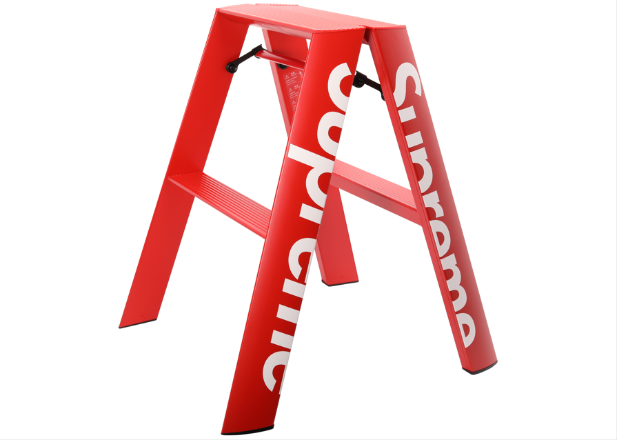 Supreme Lucano Step Ladder Red