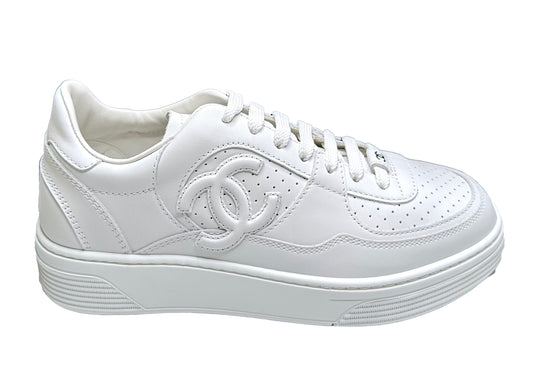 Chanel 23 A Collection White Leather 