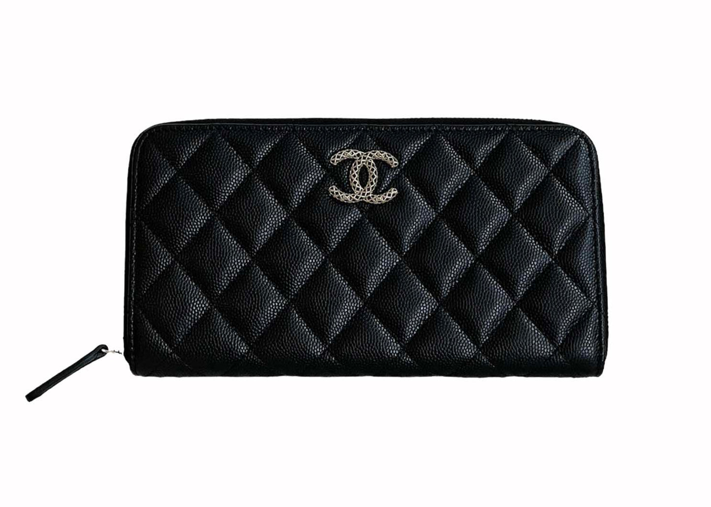 Chanel CC Long Zipped Wallet Black (AP3181)