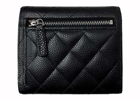 Chanel Classic Small Flap Wallet Black (AP0231)