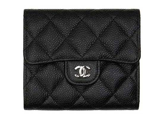 Chanel Classic Small Flap Wallet Black (AP0231)