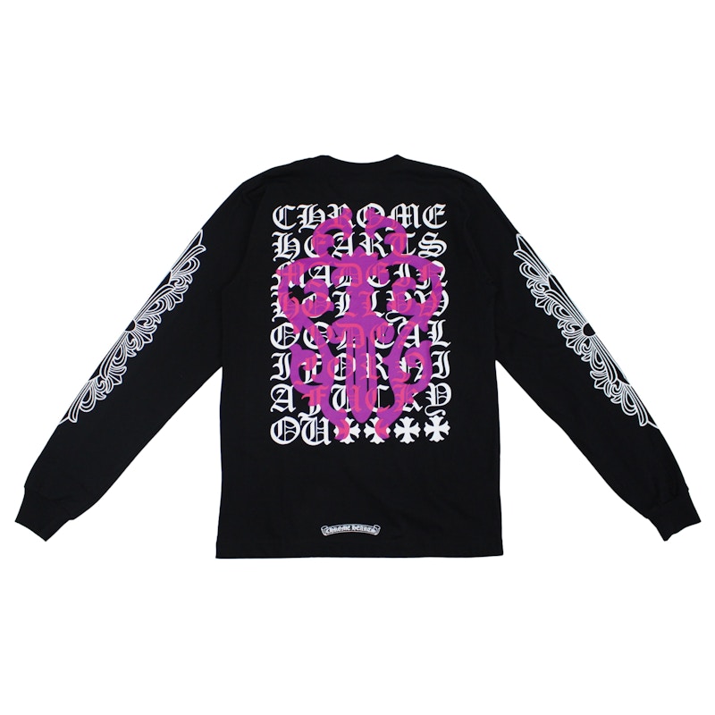 Chrome Hearts Eye Chart Dagger Longsleeve T-shirt Black