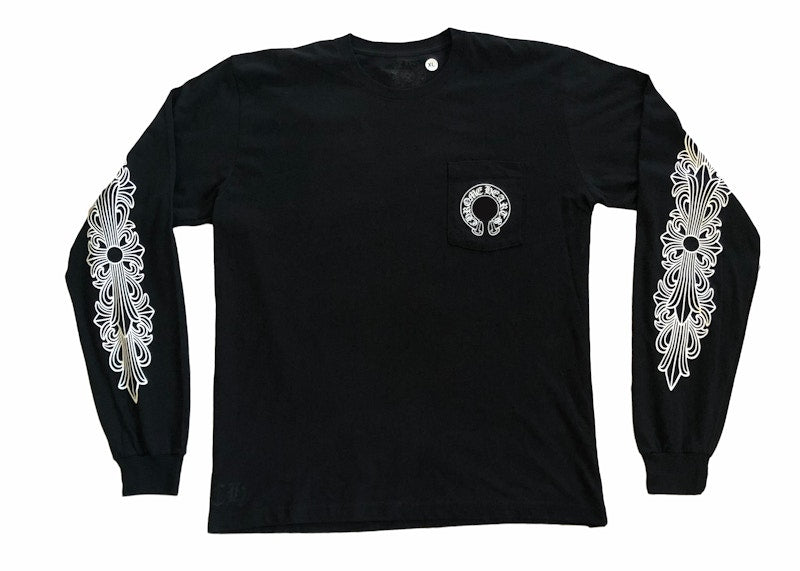 Chrome Hearts Horse Shoe L/S T-shirt Black
