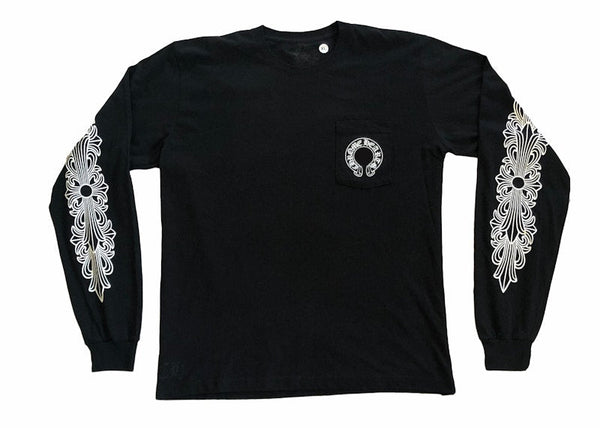 Chrome Hearts Horse Shoe L/S T-shirt Black