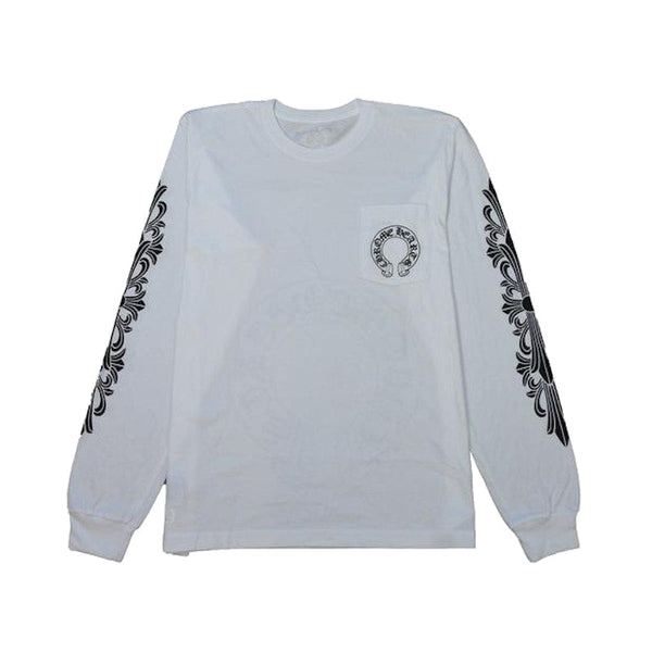 Chrome Hearts Horse Shoe L/S T-Shirt White
