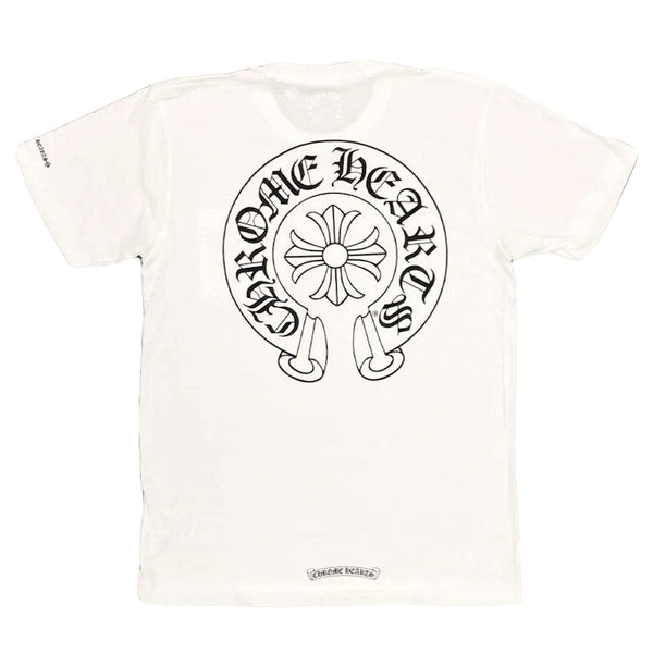 Chrome Hearts Horse Shoe Logo Pocket T-Shirt White