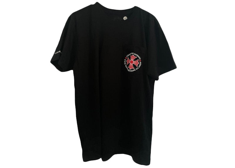 Chrome Hearts Made In Hollywood Plus Cross T-shirt Black/Red