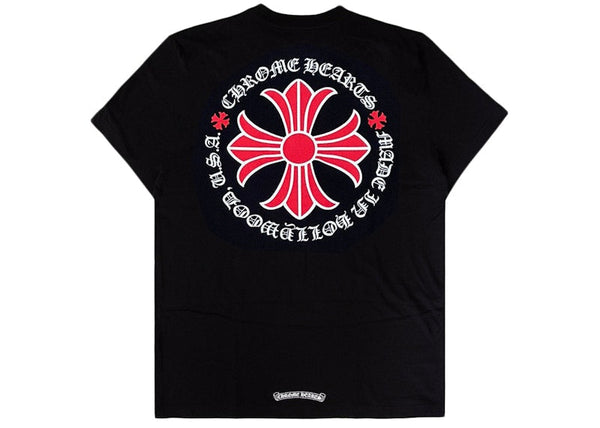 Chrome Hearts Made In Hollywood Plus Cross T-shirt Black/Red