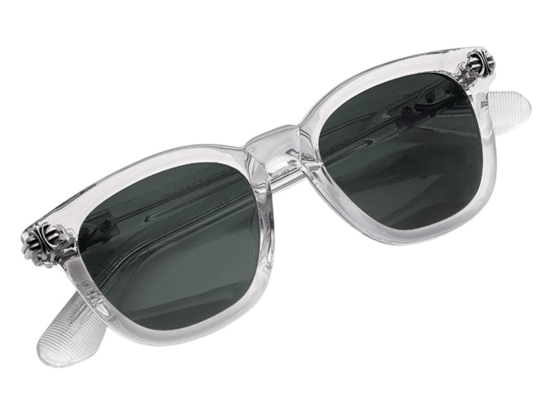 Chrome Hearts Smoke Show Sunglasses Crystal Dark Geen