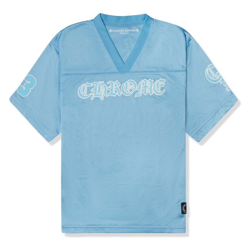 Chrome Hearts Stadium Mesh Short Sleeve Jersey Blue
