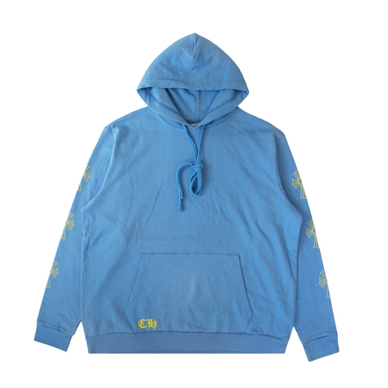 Sweat à capuche Chrome Hearts x Drake Girls Love Chrome bleu clair