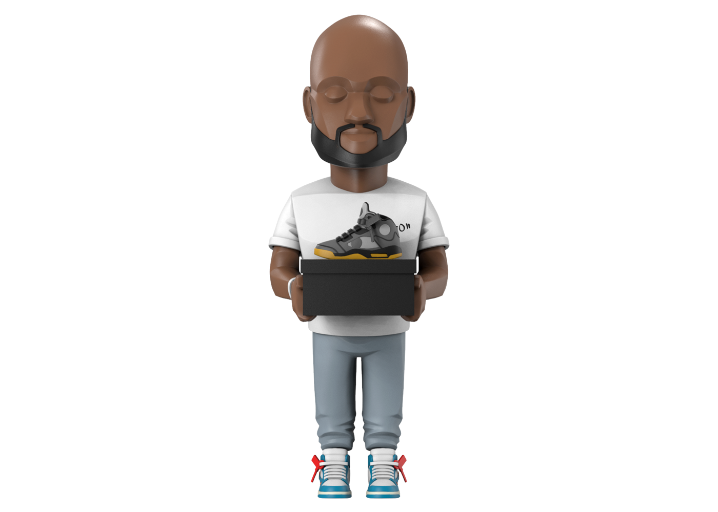 Danil Yad Mighty Jaxx Créateur de mode Figure VIRGIL ABLOH