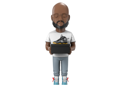 Danil Yad Mighty Jaxx Créateur de mode Figure VIRGIL ABLOH