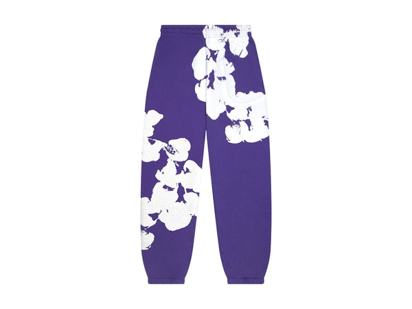 Denim Tears Big Cotton Wreath Sweatpants Purple