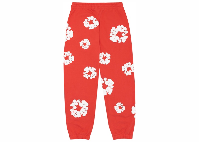 Denim Tears The Cotton Wreath Sweatpant Red