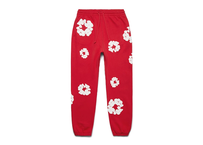 Denim Tears The Cotton Wreath Sweatpant Red