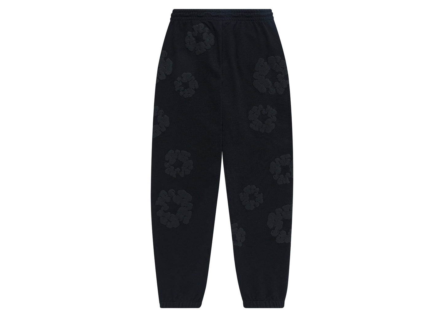 Denim Tears Cotton Wreath Sweatpants Black Monochrome