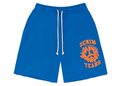 Denim Tears Denim University Sweat Shorts Royal Blue