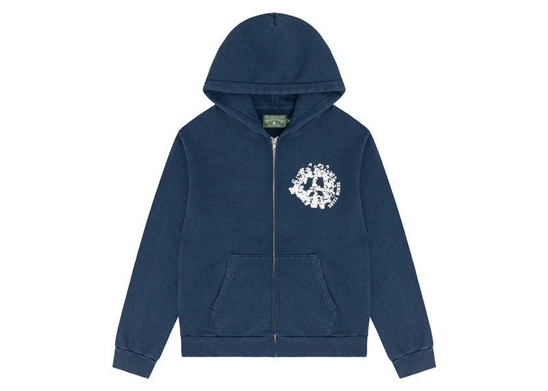 Denim Tears Denim University Zip Hoodie Navy