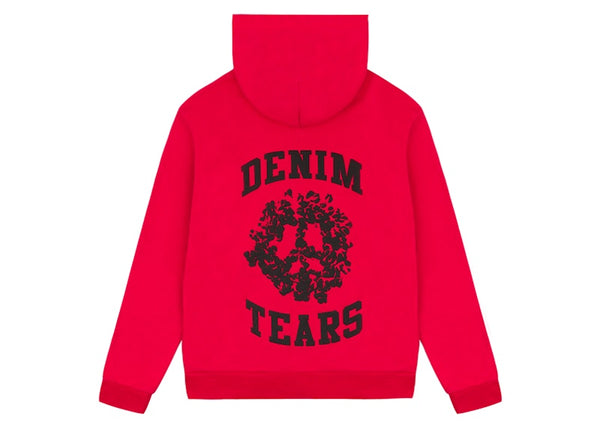 Denim Tears Denim University Zip Hoodie (SS24) Red