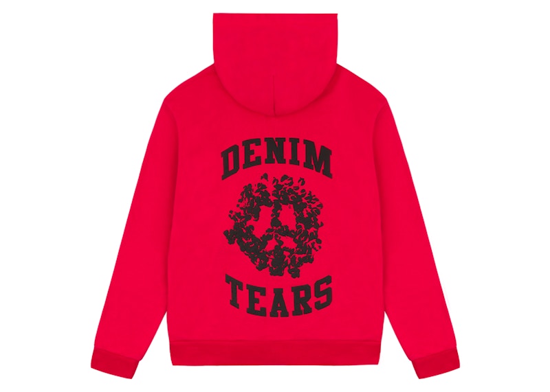 Denim Tears Denim University Zip Hoodie (SS24) Red