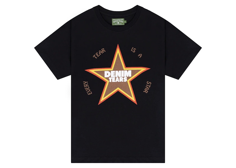 Denim Tears Every Tear Is A Star Tee Black