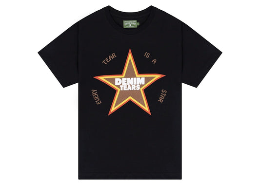 Denim Tears Every Tear Is A Star Tee Black